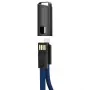 Кабель ColorWay USB-USB Type-C, 2.4А, 0.22м, Blue (CW-CBUC023-BL) Купить Кривой Рог