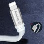 Кабель ColorWay USB-Lihgtning, 0.25м White (CW-CBUM-LM25W)