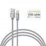 Кабель Intaleo CBGNYL1 USB-Lightning 1м Grey (1283126477652)