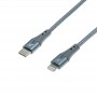 Кабель Grand-X USB-C-Lightning MFI, Power Delivery, 18W, 1м, Gray (CL-01)