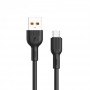 Кабель SkyDolphin S03T USB - USB Type-C (M/M), 1 м, Black (USB-000418)