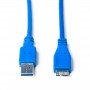 Купить Кабель ProLogix (PR-USB-P-12-30-18m) USB 3.0 AM/MicroBM, синий, 1,8м Кривой Рог