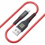 Купить ᐈ Кривой Рог ᐈ Низкая цена ᐈ Кабель Luxe Cube Kevlar USB-microUSB, 1.2м, красный (8886998686264)