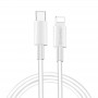 Кабель ColorWay USB Type-C - Lightning (M/M), 3.0 А, 1 м, White (CW-CBPDCL032-WH)