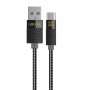 Кабель Luxe Cube Premium USB - USB Type-C (M/M), 1 м, сірий (8889996899667)