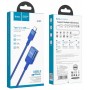 Купить ᐈ Кривой Рог ᐈ Низкая цена ᐈ Кабель Hoco U107 USB Type-C - USB V 3.0 (M/F), 1.2 м, синий (U107CU3BL)