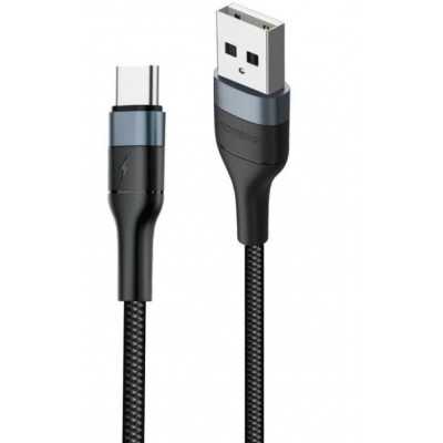 Кабель Foneng X51 1M Spiral Braided Cable USB - USB-C 3A 1м Black (X51-CA-TC) Купить Кривой Рог