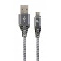 Кабель Cablexpert (CC-USB2B-AMCM-1M-WB2) USB 2.0 A - USB Type-C, преміум, 1м, сірий