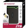 Купить ᐈ Кривой Рог ᐈ Низкая цена ᐈ Внешний жесткий диск 2.5" USB 2.0TB Transcend StoreJet 25M3 Iron Gray Slim (TS2TSJ25M3S)