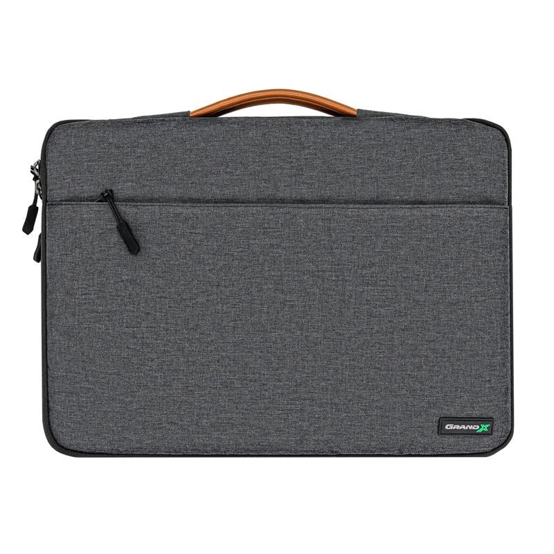 Купить ᐈ Кривой Рог ᐈ Низкая цена ᐈ Чехол-сумка для ноутбука Grand-X SLX-13D 13.3" Dark Grey
