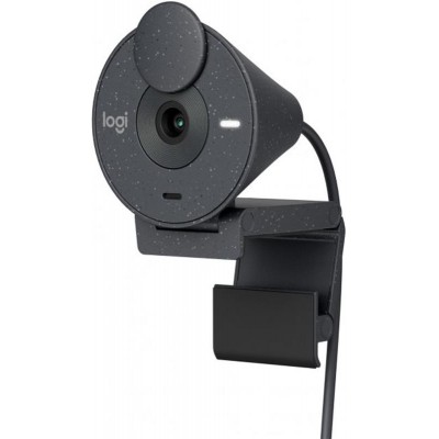 Купить ᐈ Кривой Рог ᐈ Низкая цена ᐈ Веб-камера Logitech Brio 300 Graphite (960-001436)
