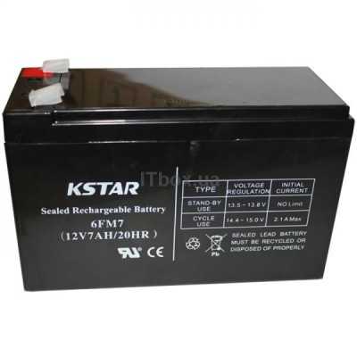Купить ᐈ Кривой Рог ᐈ Низкая цена ᐈ Аккумуляторная батарея KSTAR 12V 7AH (6-FM-7) AGM