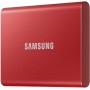 Купить ᐈ Кривой Рог ᐈ Низкая цена ᐈ Накопитель внешний SSD 2.5" USB 1.0TB Samsung T7 Red (MU-PC1T0R/WW)