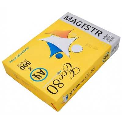 Купить ᐈ Кривой Рог ᐈ Низкая цена ᐈ Бумага Magistr Eco 80г/м2, A4, 500л, class C, белизна 150% CIE