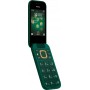 Мобильный телефон Nokia 2660 Flip Dual Sim Green; 2.8" (320x240) TN / раскладной / Unisoc T107 / ОЗУ 48 МБ / 128 МБ встроенной +