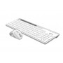 Купить ᐈ Кривой Рог ᐈ Низкая цена ᐈ Комплект (клавиатура, мышь) беспроводной A4Tech FB2535C Icy White USB