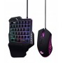 Купить ᐈ Кривой Рог ᐈ Низкая цена ᐈ Комплект (клавиатура, мышь) Gembird GGS-IVAR-TWIN Black USB