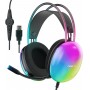 Купить ᐈ Кривой Рог ᐈ Низкая цена ᐈ Гарнитура Aula S505 RGB Transparent Gaming Headset Black (6948391235479)