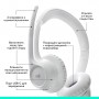Купить ᐈ Кривой Рог ᐈ Низкая цена ᐈ Bluetooth-гарнитура Logitech Zone 300 Wireless Off-White (981-001417)