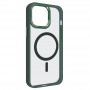 Купить ᐈ Кривой Рог ᐈ Низкая цена ᐈ Чехол-накладка Armorstandart Unit MagSafe для Apple iPhone 13 Pro Max Dark Green (ARM66944)