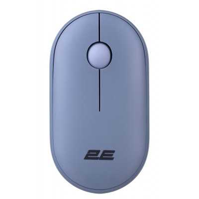 Купить ᐈ Кривой Рог ᐈ Низкая цена ᐈ Мышь беспроводная 2E MF300 Silent WL BT Stone blue (2E-MF300WBL)