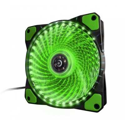 Купить ᐈ Кривой Рог ᐈ Низкая цена ᐈ Вентилятор Frime Iris LED Fan 33LED Green (FLF-HB120G33); 120х120х25мм, 3-pin+4-pin