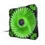Купить ᐈ Кривой Рог ᐈ Низкая цена ᐈ Вентилятор Frime Iris LED Fan 33LED Green (FLF-HB120G33); 120х120х25мм, 3-pin+4-pin