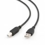 Купить ᐈ Кривой Рог ᐈ Низкая цена ᐈ Кабель Cablexpert USB - USB Type-B (M/M), 1.8 м, премиум, Black (CCBP-USB2-AMBM-6)