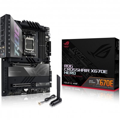 Материнська плата Asus ROG Crosshair X670E Hero Socket AM5