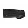 Купить ᐈ Кривой Рог ᐈ Низкая цена ᐈ Комплект (клавиатура, мышь) беспроводной A4Tech FG1012 Black USB