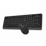 Купить ᐈ Кривой Рог ᐈ Низкая цена ᐈ Комплект (клавиатура, мышь) беспроводной A4Tech FG1012 Black USB