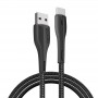Купить ᐈ Кривой Рог ᐈ Низкая цена ᐈ Кабель ColorWay USB - USB Type-C (M/M), PVC + Led, 2.4 А, 1 м, Black (CW-CBUC034-BK)