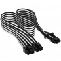 Купить ᐈ Кривой Рог ᐈ Низкая цена ᐈ Кабель-переходник Corsair Premium Individually Sleeved 12+4pin PCIe Gen 5 12VHPWR 600W cable