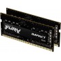 Купить ᐈ Кривой Рог ᐈ Низкая цена ᐈ Модуль памяти SO-DIMM 2x8GB/3200 DDR4 Kingston Fury Impact (KF432S20IBK2/16)