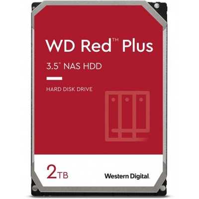 Купить ᐈ Кривой Рог ᐈ Низкая цена ᐈ Накопитель HDD SATA 2.0TB WD Red Plus 5400rpm 128MB (WD20EFZX)