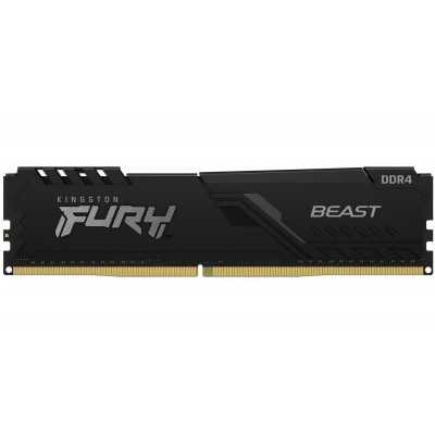 Купить ᐈ Кривой Рог ᐈ Низкая цена ᐈ Модуль памяти DDR4 16GB/2666 Kingston Fury Beast Black (KF426C16BB1/16)