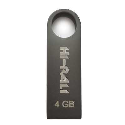 Купить ᐈ Кривой Рог ᐈ Низкая цена ᐈ Флеш-накопитель USB 4GB Hi-Rali Shuttle Series Black (HI-4GBSHBK)