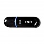 Купить ᐈ Кривой Рог ᐈ Низкая цена ᐈ Флеш-накопитель USB 8GB T&G 012 Classic Series Black (TG012-8GBBK)