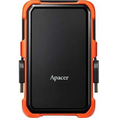Купить ᐈ Кривой Рог ᐈ Низкая цена ᐈ Внешний жесткий диск 2.5" USB 1.0TB Apacer AC630 Black/Orange (AP1TBAC630T-1)