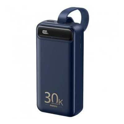 Купить ᐈ Кривой Рог ᐈ Низкая цена ᐈ Универсальная мобильная батарея Remax RPP-522 Bole 30000mAh Blue (6954851201861)