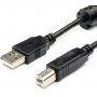 Купить ᐈ Кривой Рог ᐈ Низкая цена ᐈ Кабель Atcom USB - USB Type-B V 2.0 (M/M), 1.5 м, феррит, черный (5474) 