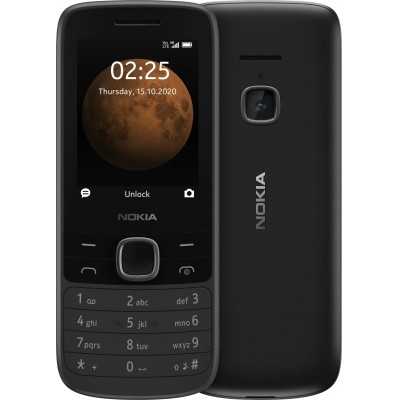 Купить ᐈ Кривой Рог ᐈ Низкая цена ᐈ Мобильный телефон Nokia 225 4G Dual Sim Black; 2.4" (320x240) TN / кнопочный моноблок / ОЗУ 