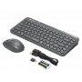 Купить ᐈ Кривой Рог ᐈ Низкая цена ᐈ Комплект (клавиатура, мышь) беспроводной A4Tech Fstyler FG3200 Air Grey