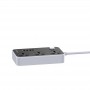 Купить ᐈ Кривой Рог ᐈ Низкая цена ᐈ Фильтр питания ColorWay CW-CHU34PDB 3 розетки, 4 USB (Type-C PD20W + 3USB QC3.0), 2 м, черны