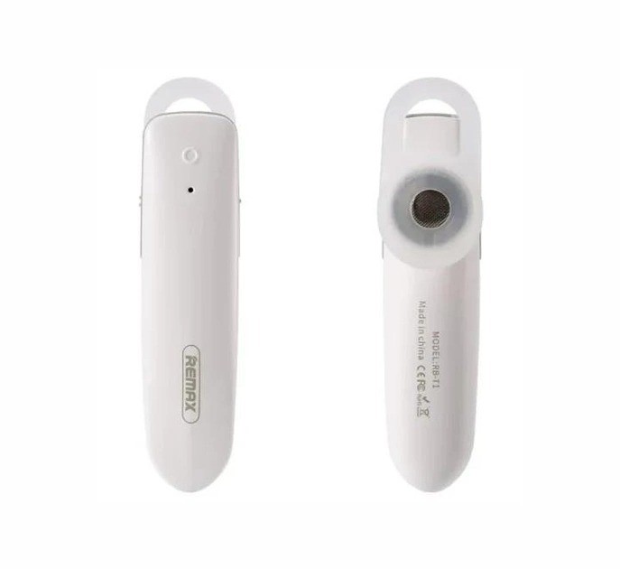 Купить ᐈ Кривой Рог ᐈ Низкая цена ᐈ Bluetooth-гарнитура Remax RB-T1 White (6954851295457)