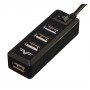 Купить ᐈ Кривой Рог ᐈ Низкая цена ᐈ Концентратор USB 2.0 Frime 4хUSB2.0 Black (FH-20000)