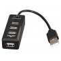 Купить ᐈ Кривой Рог ᐈ Низкая цена ᐈ Концентратор USB 2.0 Frime 4хUSB2.0 Black (FH-20000)