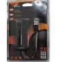 Купить ᐈ Кривой Рог ᐈ Низкая цена ᐈ Концентратор USB 2.0 Frime 4хUSB2.0 Black (FH-20010)