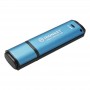 Купить ᐈ Кривой Рог ᐈ Низкая цена ᐈ Флеш-накопитель USB3.2 64GB Kingston IronKey Vault Privacy 50 Type-A Blue (IKVP50/64GB)