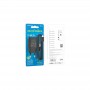 Купить ᐈ Кривой Рог ᐈ Низкая цена ᐈ Сетевое зарядное устройство Borofone BA68A (1USB, 2.1А) Black (BA68ALB) + кабель Lightning